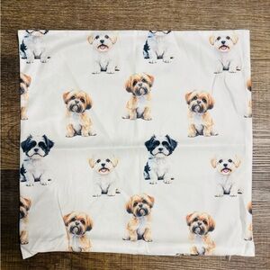 NEW ADORABLE  Shih Tzu Pillow Cover